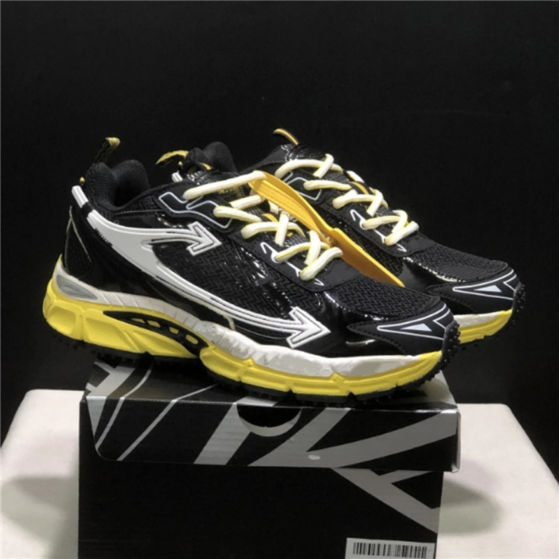 Mizuno Wave Prophecy Black White Grey Running Sneakers
