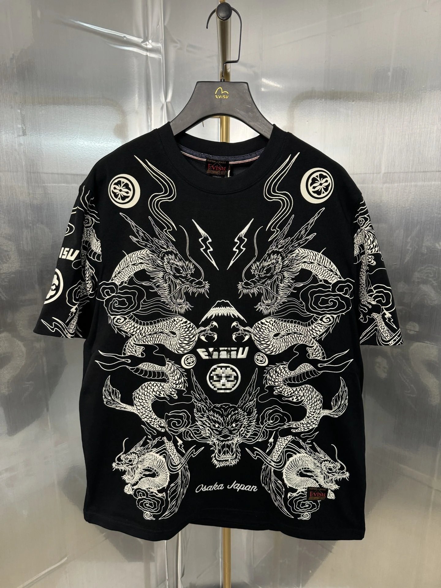 Men's Printed Letter Pullover Short-Sleeve Shirt