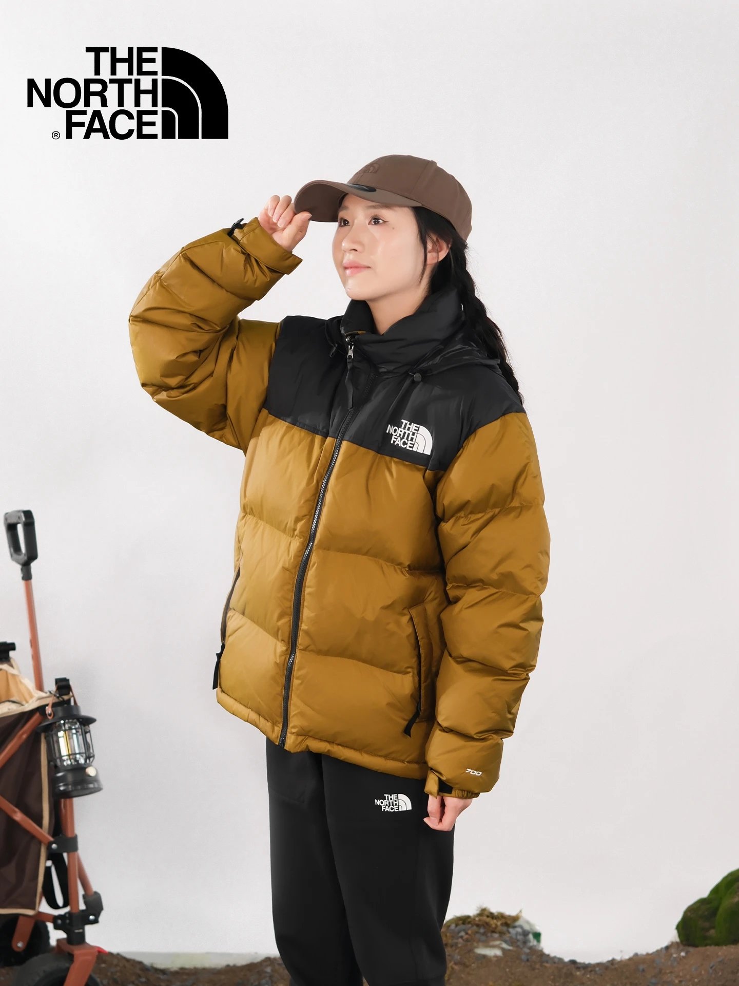 The North Face Nuptse Black Puffer Jacket
