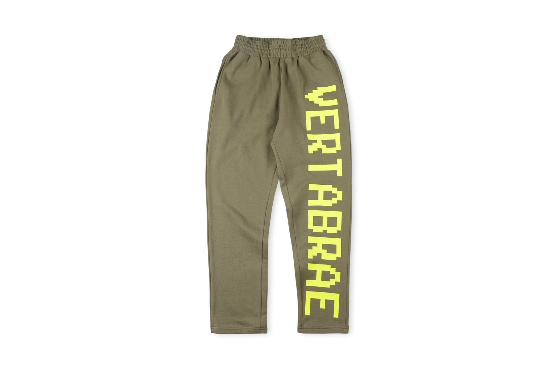Vertabrate Pixel Logo Red Jogger Pants