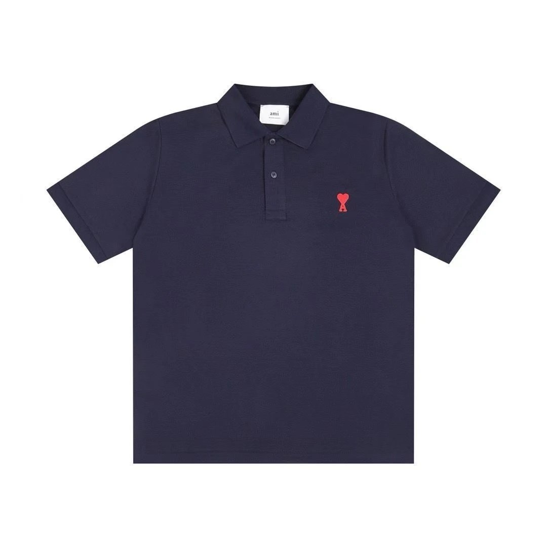 Ami Classic Love Embroidery POLO Shirt photo 6