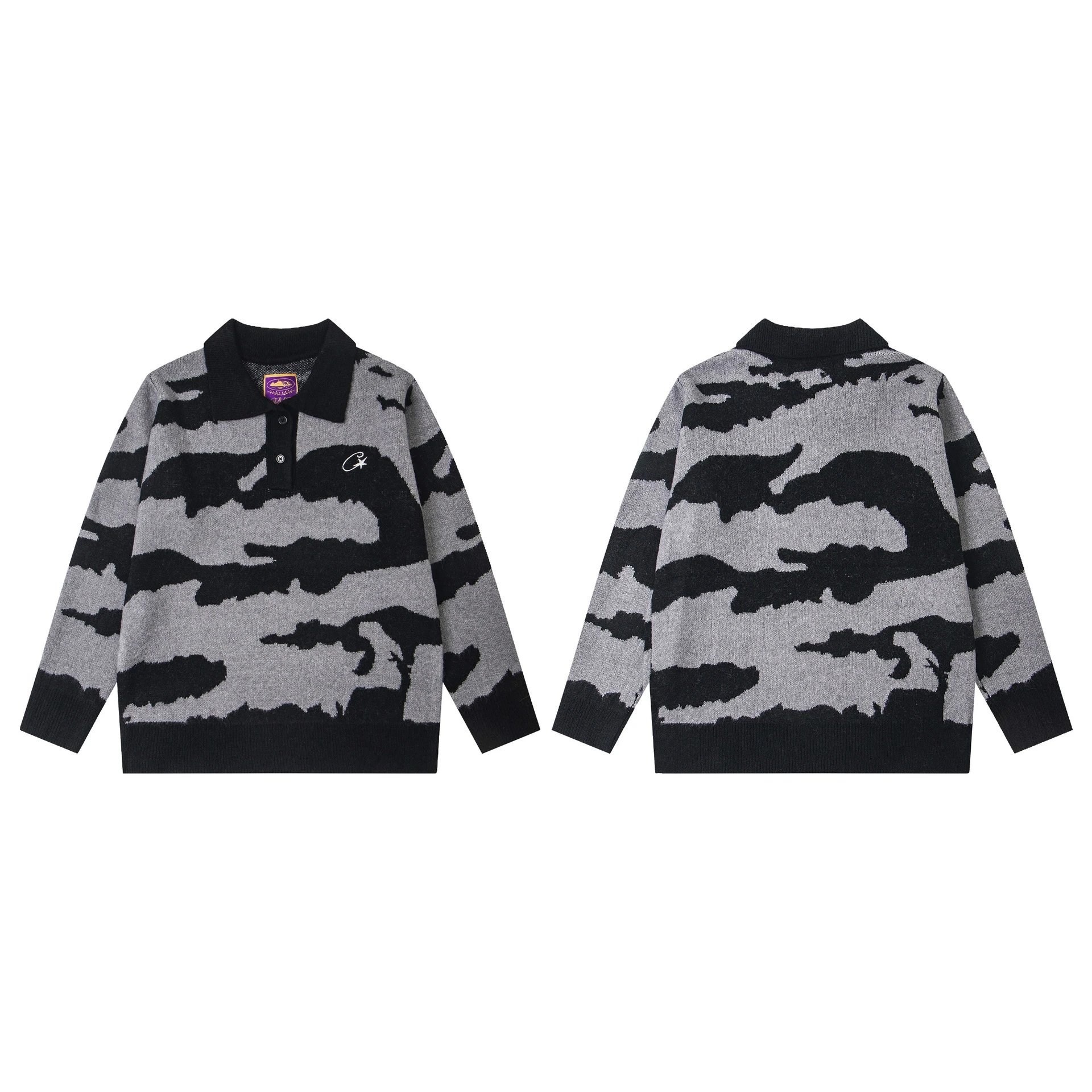 Stand-Up Collar Zipper Cardigan Sweater photo 8