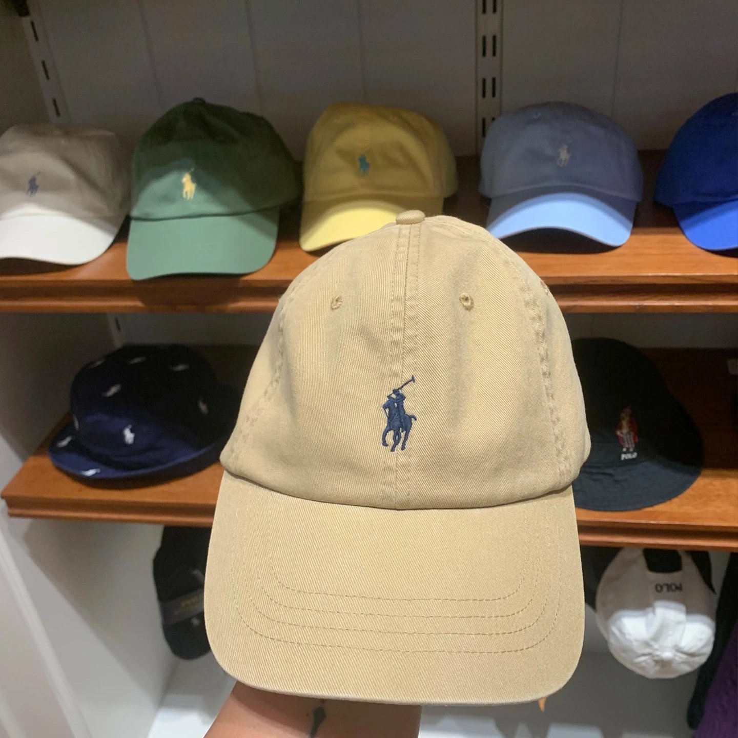 Polo Ralph Lauren Classic Fit Cotton Cap Yellow Red Beige Blue Pink Teal Navy Casual
