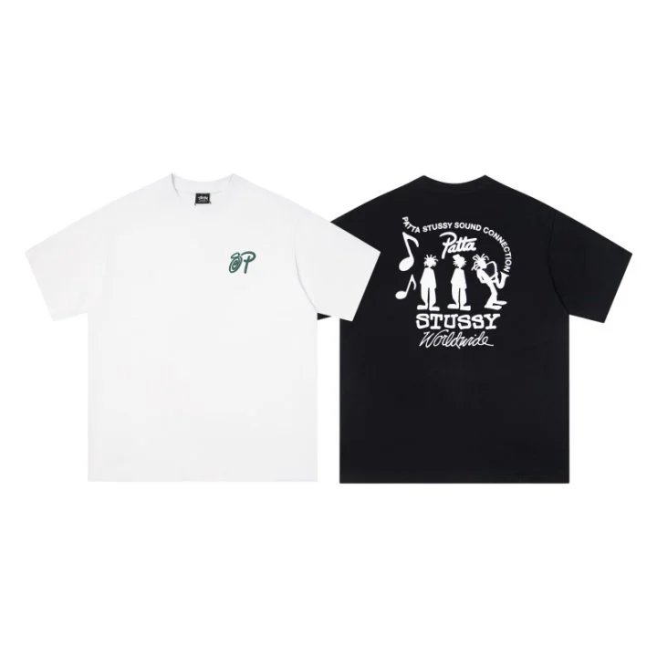 Stussy Mesh 80 Black Sporty T-Shirt
