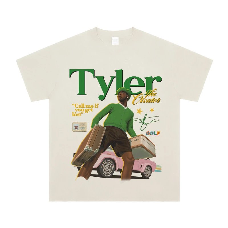 GOLF Wang Tyler The Creator White Graphic T-Shirt