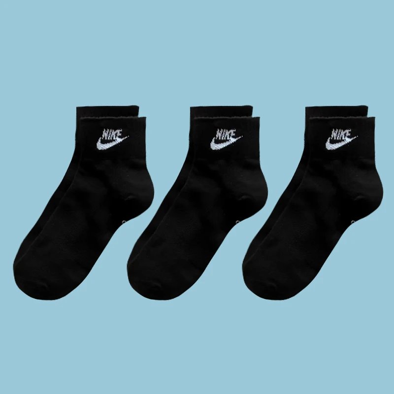 Nike Everyday Essential Ankle White Red Blue Black Socks