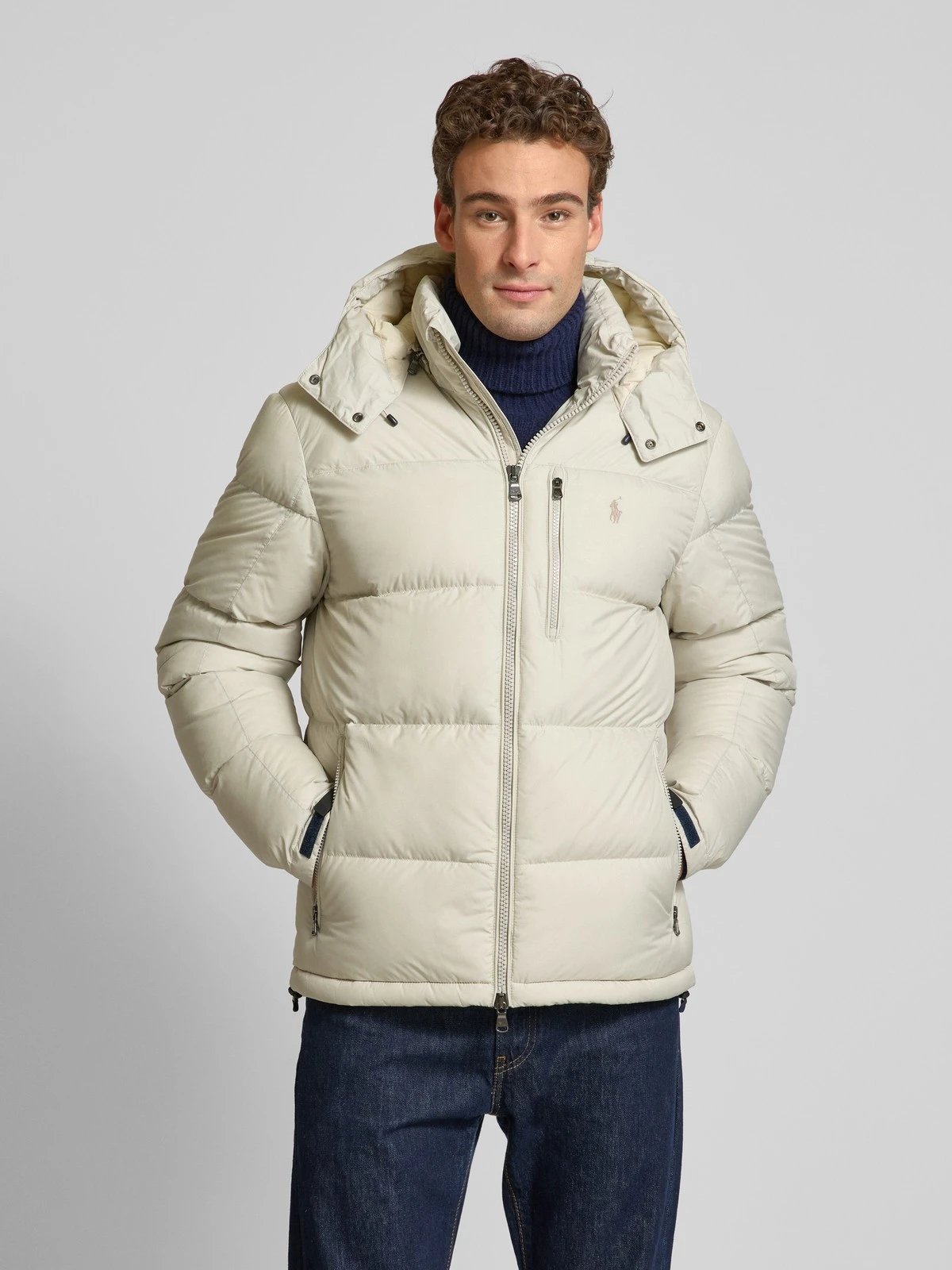 Ralph Lauren Solid Color Logo Classic Down Jacket photo 7