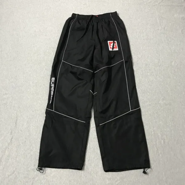 Supreme Box Logo Windbreaker Pants Black - 1