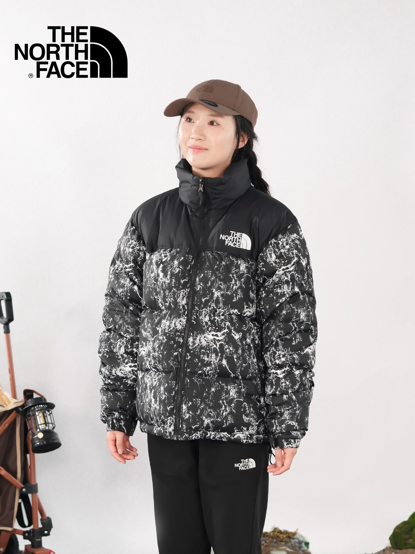 The North Face Nuptse Black Puffer Jacket