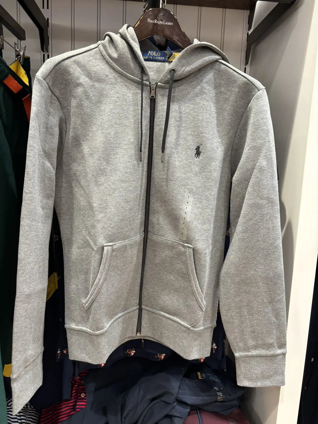 Polo Ralph Lauren Classic Fit Full-Zip Hoodie Charcoal Gray - 2