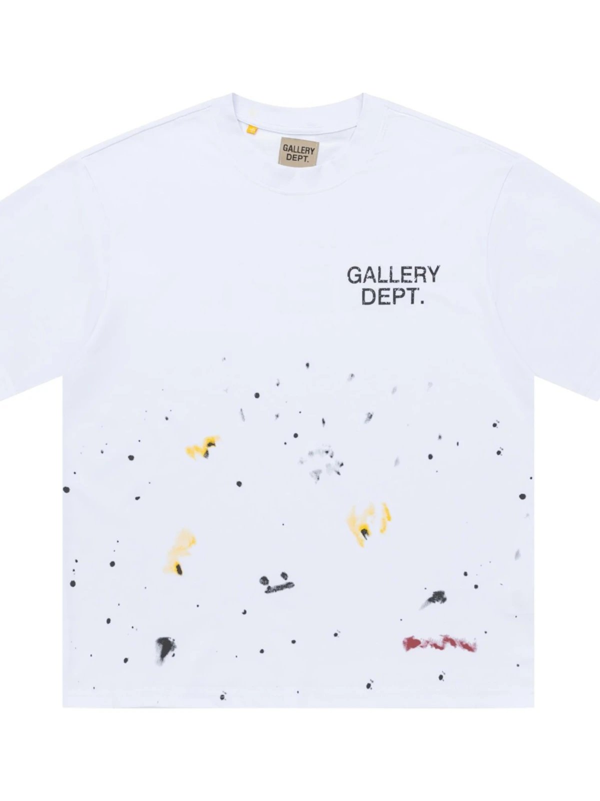 Gallery Dept. Graphic Print Black Washed Streetwear T-Shirt