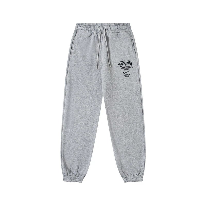 Stussy Nike Collaboration Grey Heather Jogger Pants