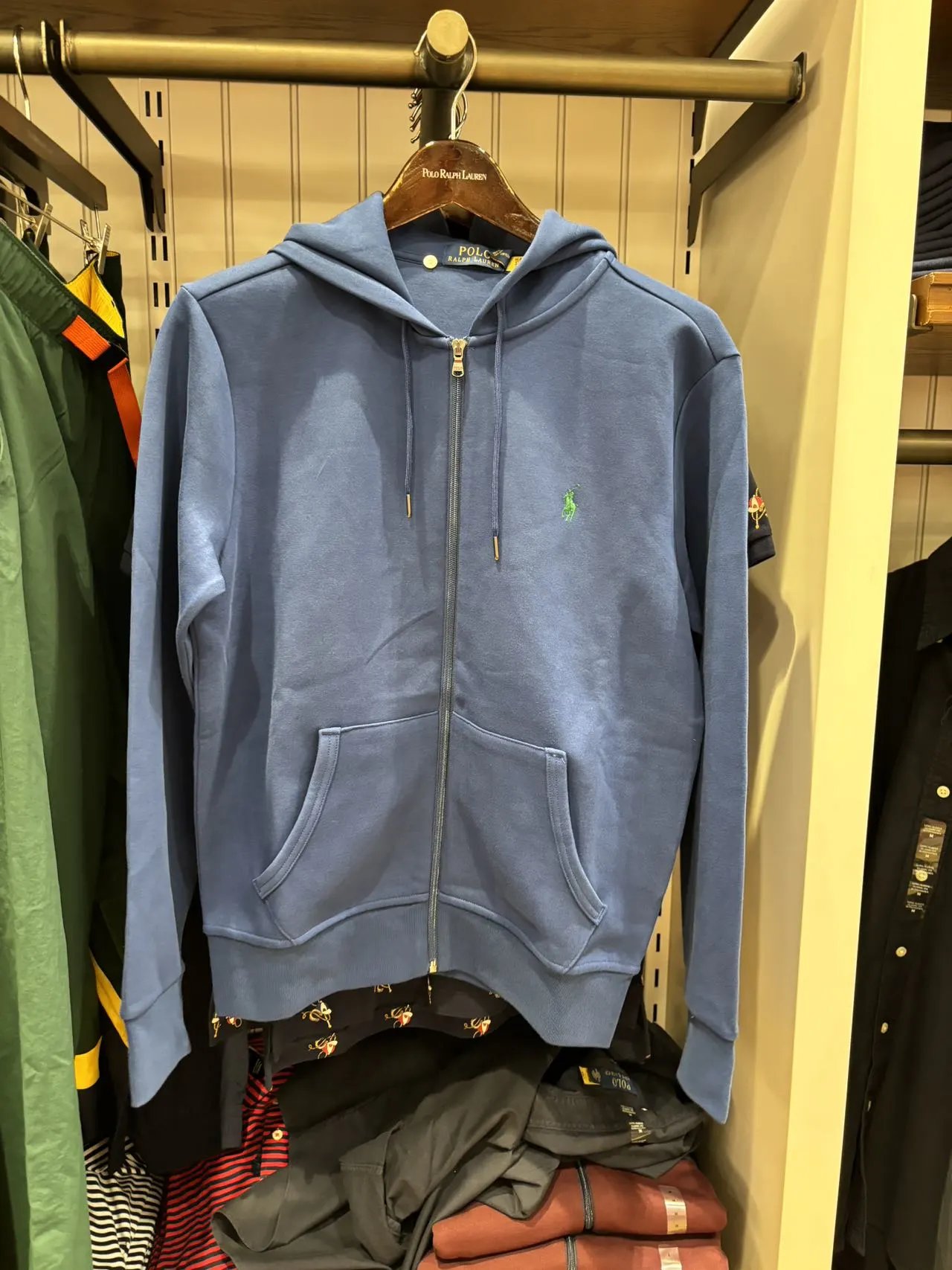 Polo Ralph Lauren Classic Fit Full-Zip Hoodie Charcoal Gray - 3