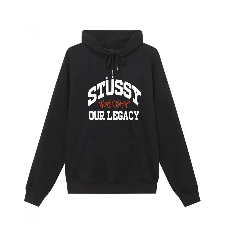Stussy Nike Los Angeles Gray Hooded Sweatshirt
