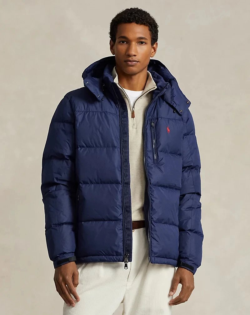 Ralph Lauren Solid Color Logo Classic Down Jacket photo 4