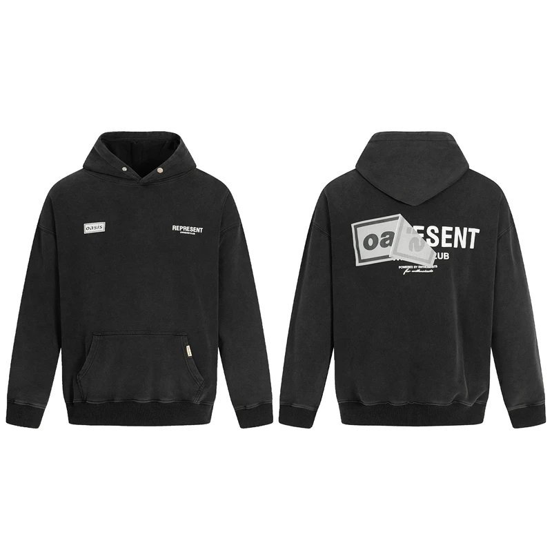 Represent Oasis band limited edition distressed sweatshirt