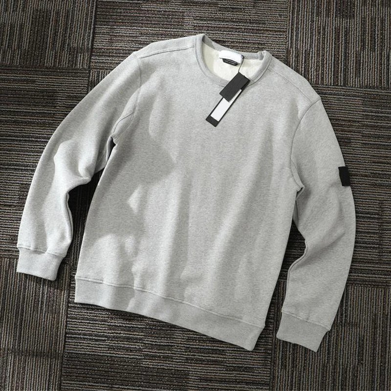 Stone Island Black Crewneck Sweatshirt