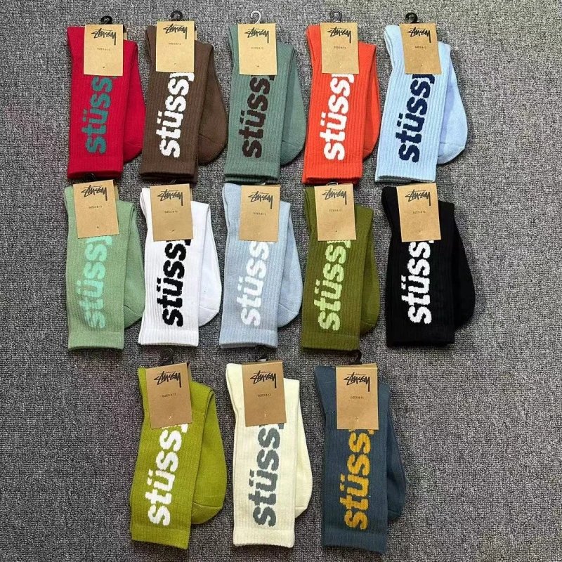 Stussy Crew Socks Multicolor Streetwear