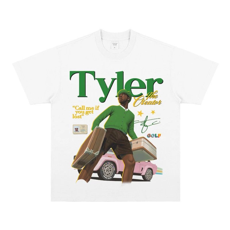 Tyler The Creator Printed Casual Short Sleeve T-Shirt