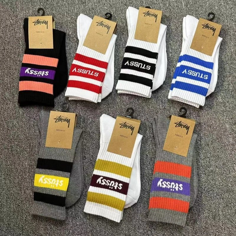 Stussy Crew Socks Multicolor Streetwear