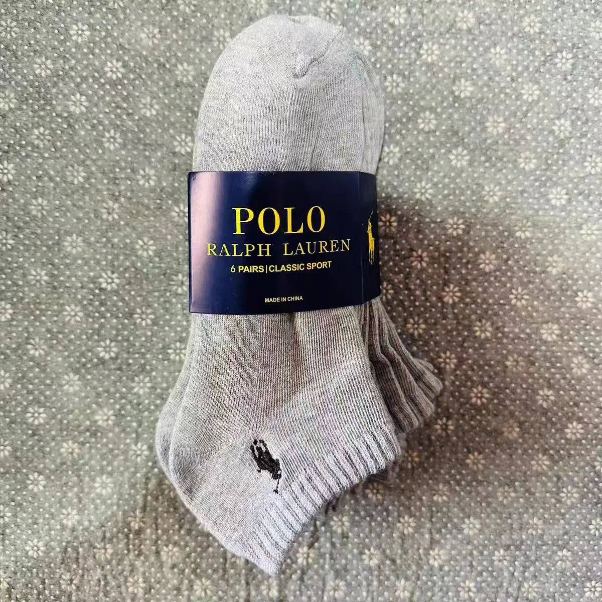 Polo Ralph Lauren White Classic Sport Ankle Socks