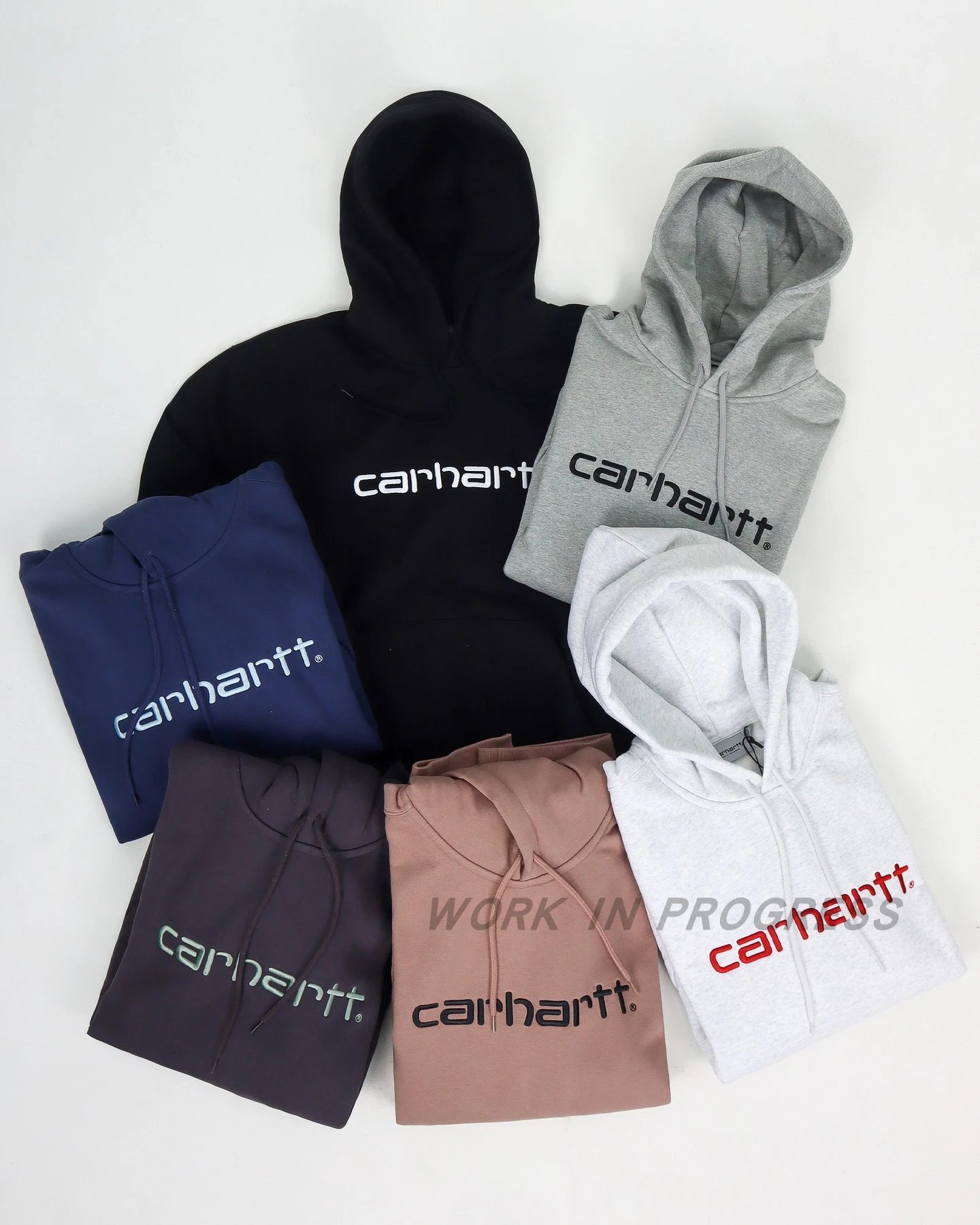 Carhartt WIP Hoodie with Embroidered Letters