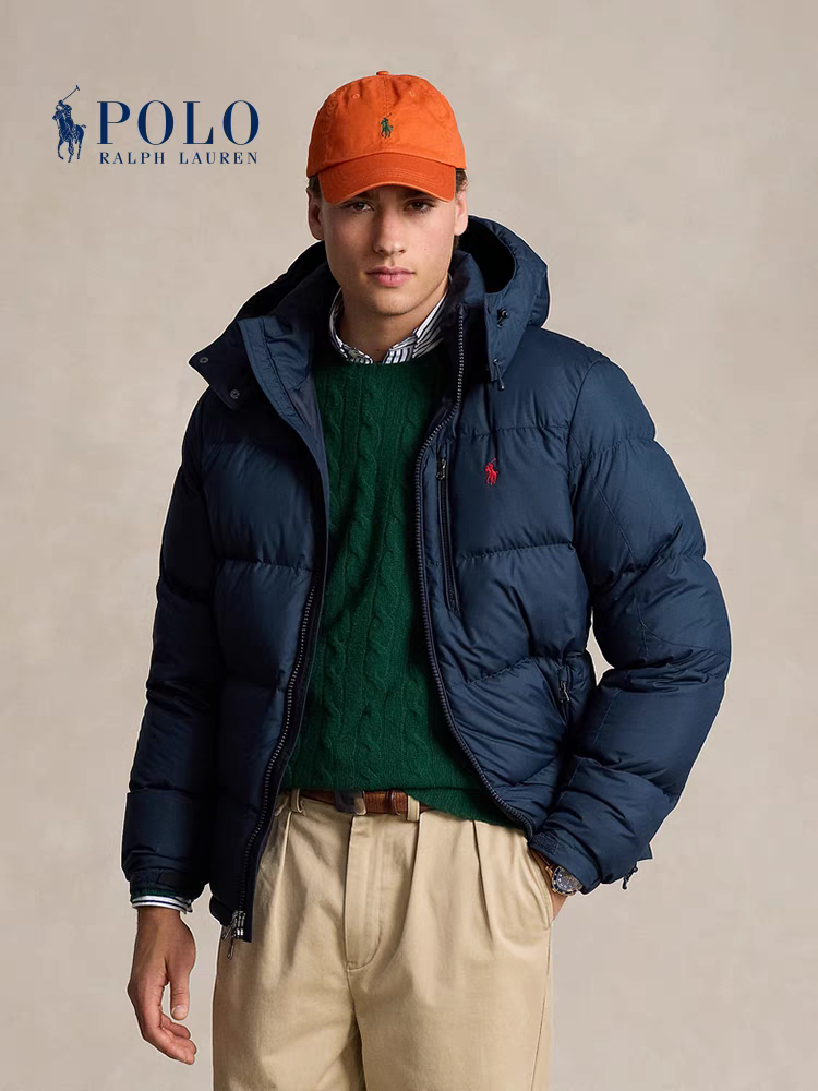 Ralph Lauren Solid Color Logo Classic Down Jacket photo 3