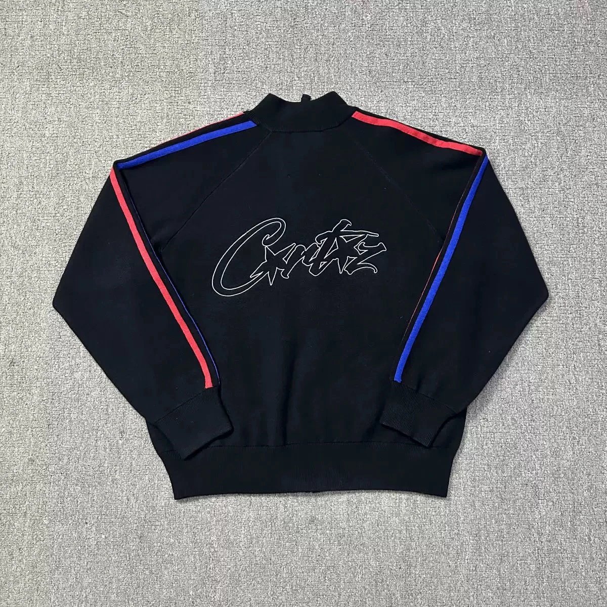 Corteiz Embroidered Letter Stand Collar Cardigan photo 5