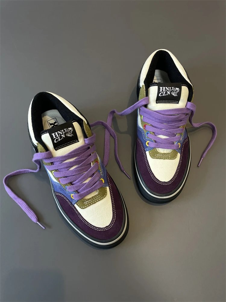 Brain Dead HNLY CLN Mid-Top Contrast Casual Sneakers