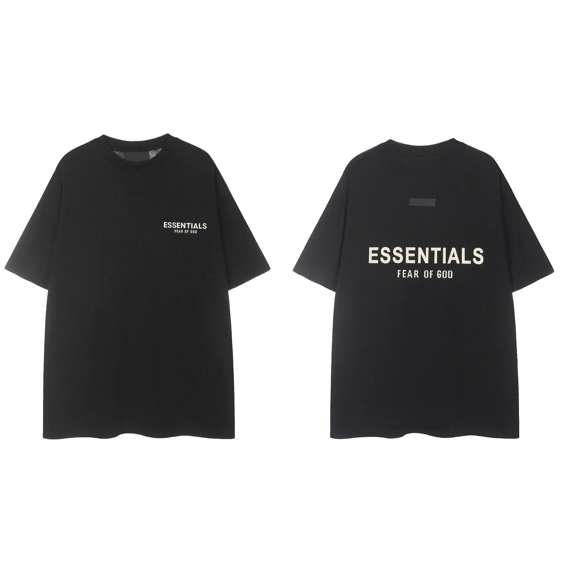 Fear Of God Essentials Gray Oversized T-Shirt
