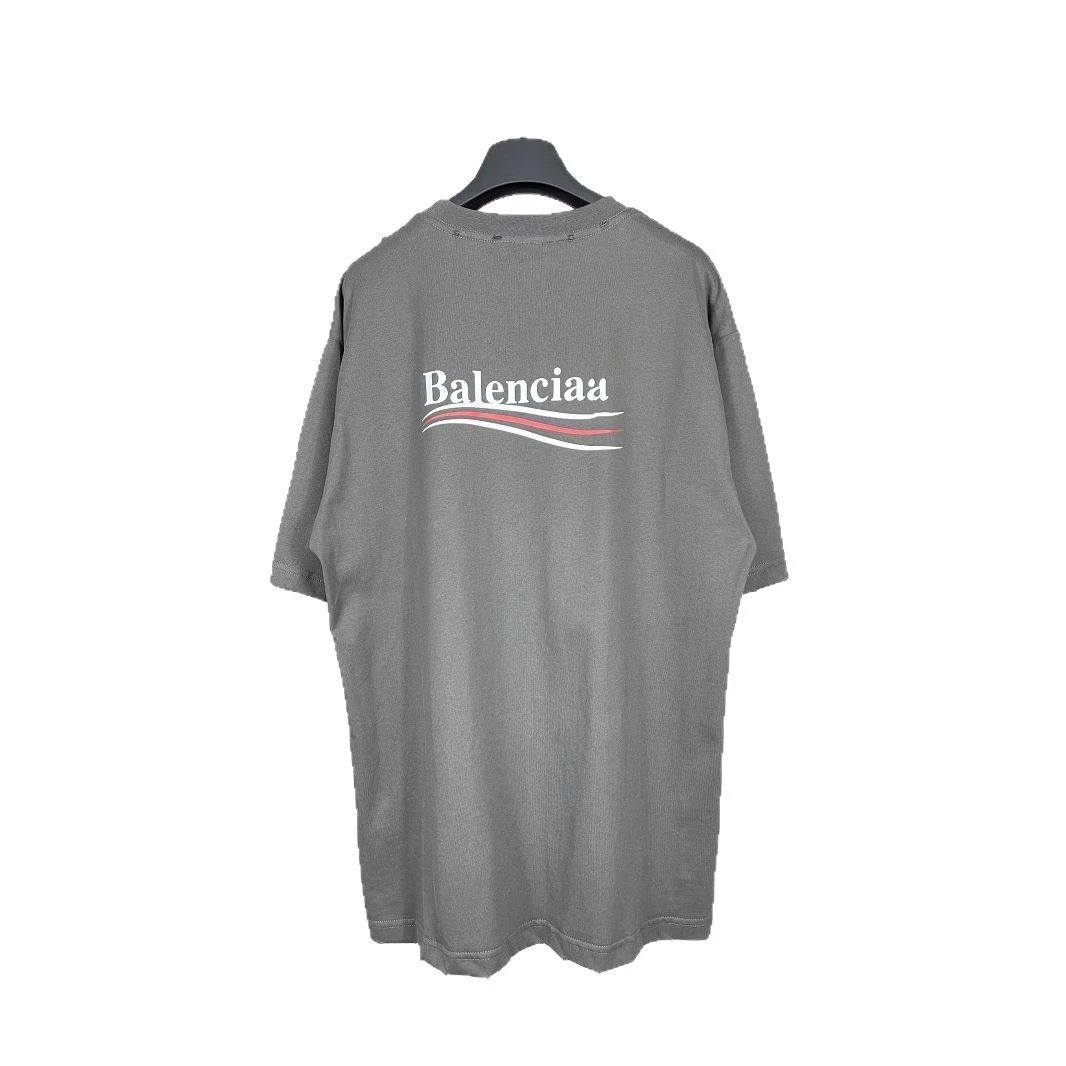 Wave Print Distressed Short-Sleeve Shirt photo 5