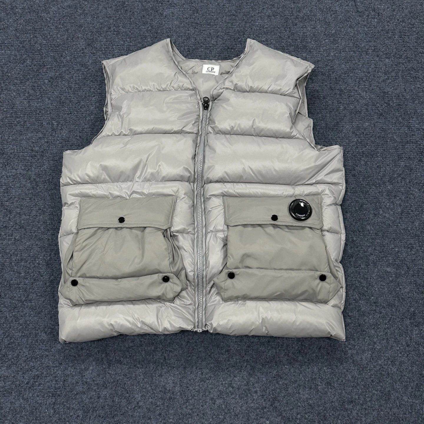 CP Company Black Puffer Vest