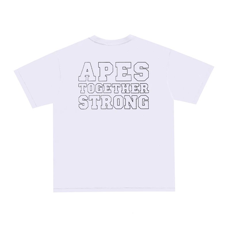 A Bathing Ape White Daruma Graphic T-Shirt