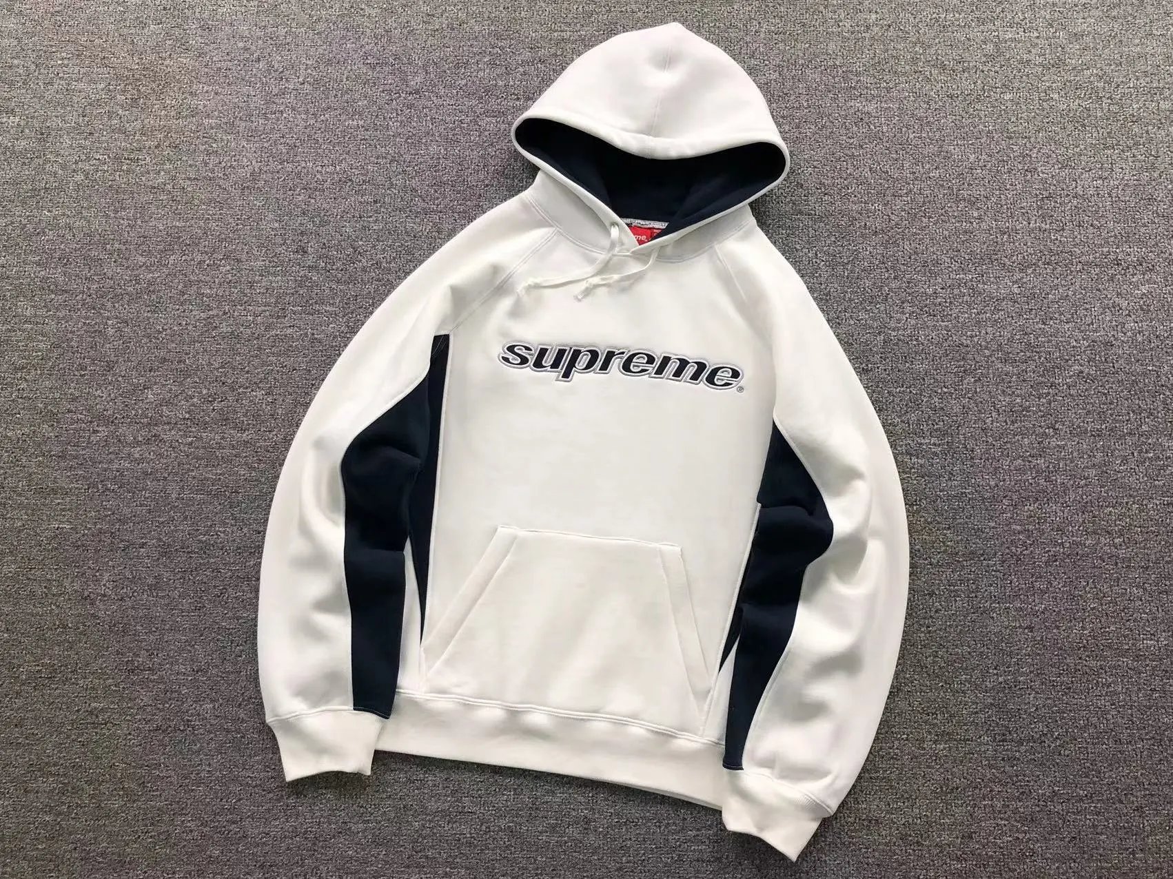 Supreme Bandana Box Logo Hoodie Gray - 4