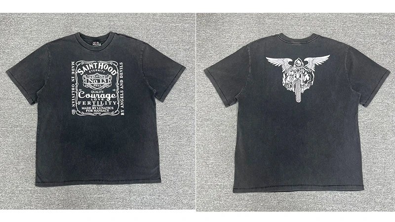 Retro High Street Distressed Ripped Short-Sleeve T-Shirt photo 5