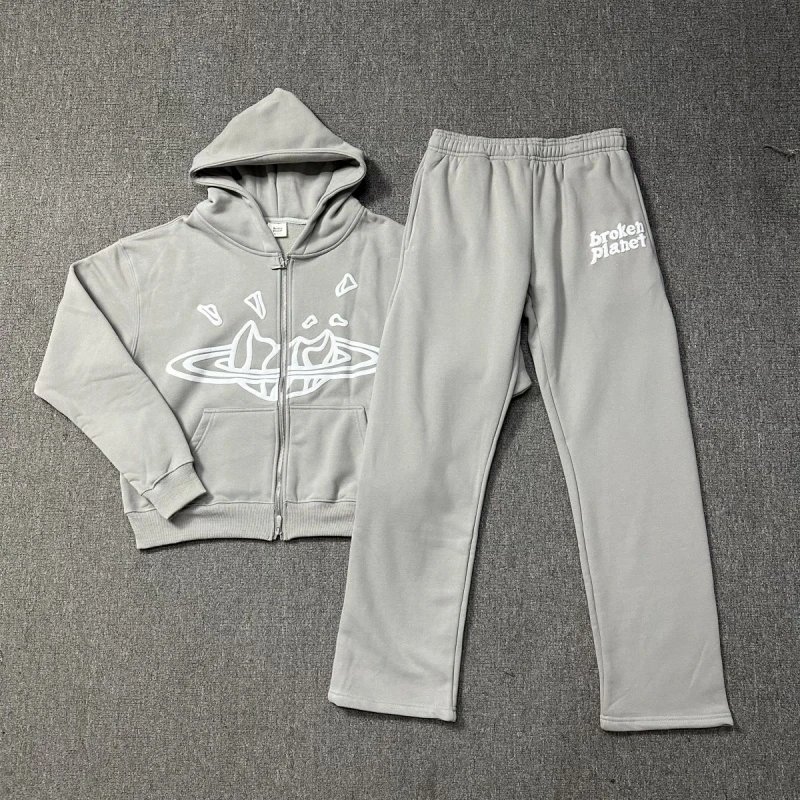 Broken Planet Foam Print Cardigan Hoodie photo 8