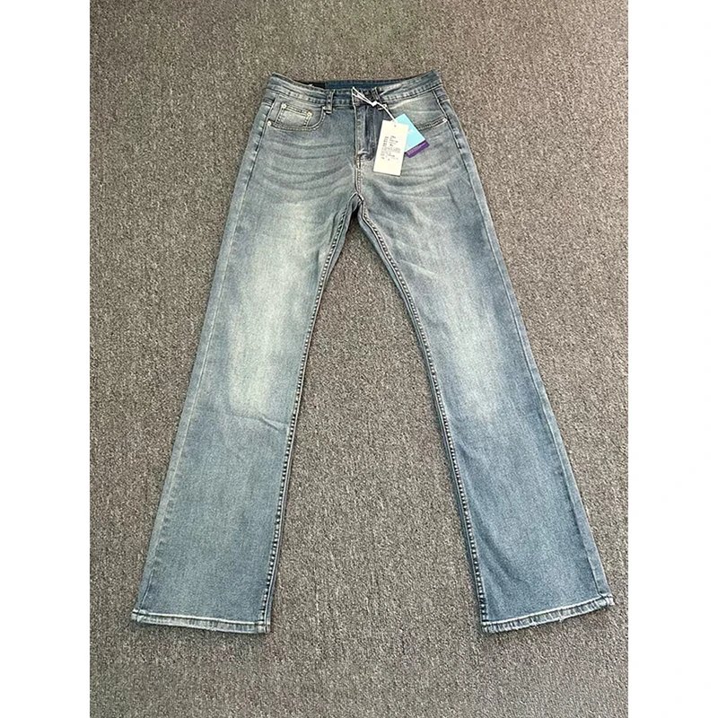 Black and Gray Flared Jeans photo 3