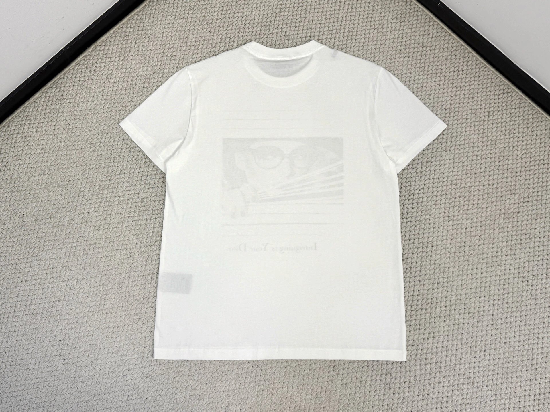 Seconda Graphic Print White Vintage Style T-Shirt