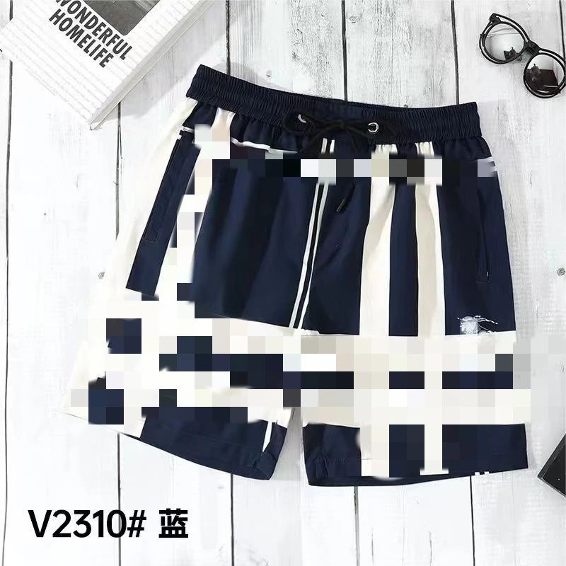 Dior V0069 White Logo Side Stripe Shorts
