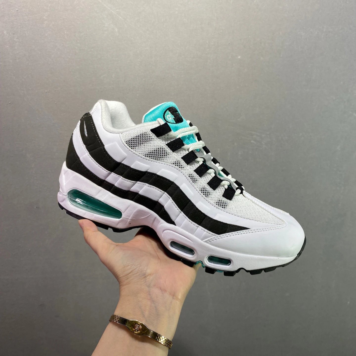 Nike Air Max 95 Black Woven Casual Sneakers