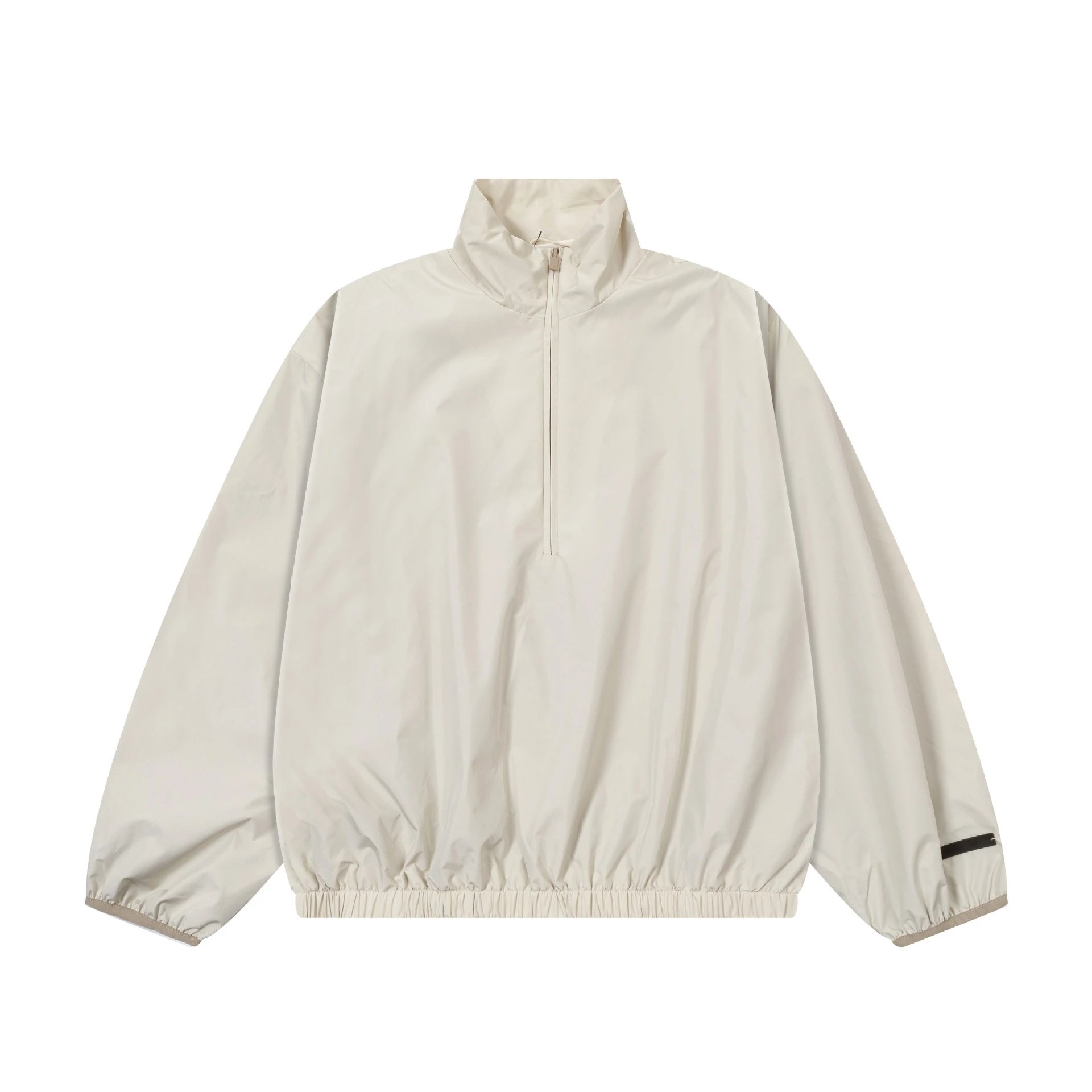 Casual Loose Half-Zip Trench Coat