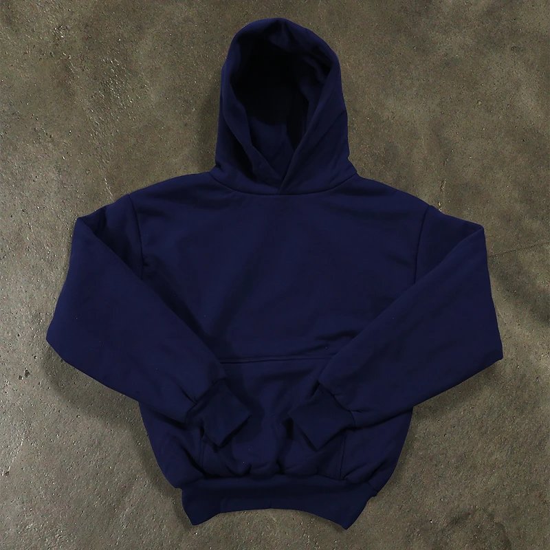 Black Hooded Sweatshirt Black Thermal Lined Casual