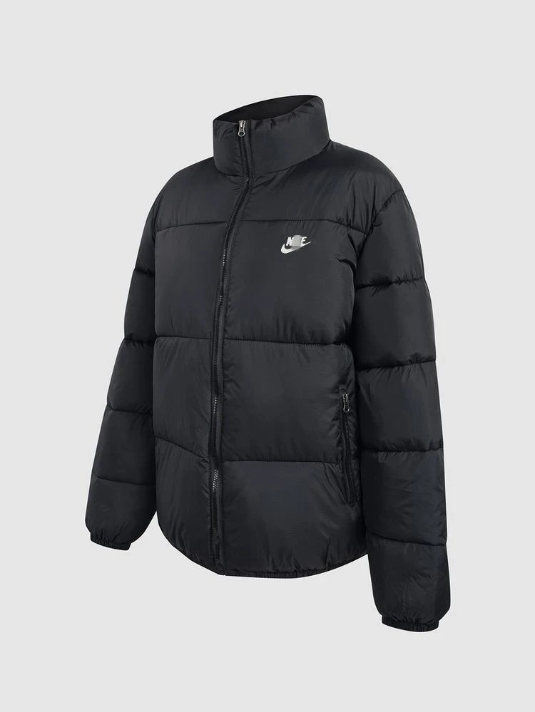Nike Puffer Black Quilted Jacket