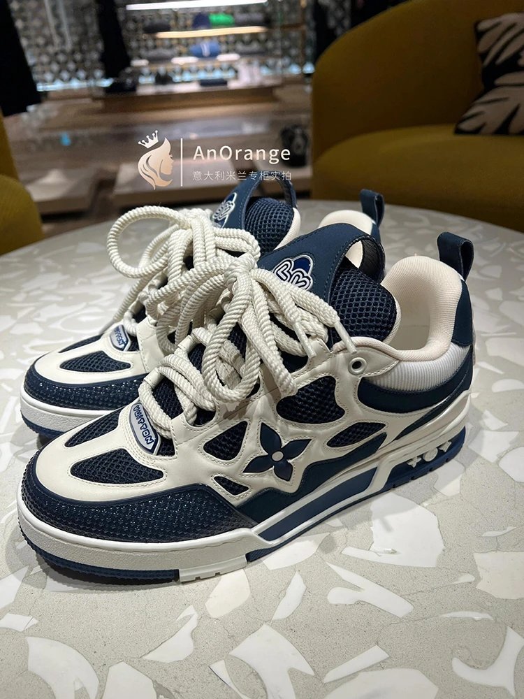 Louis Vuitton Skate Sneakers Cowhide Suede photo 5