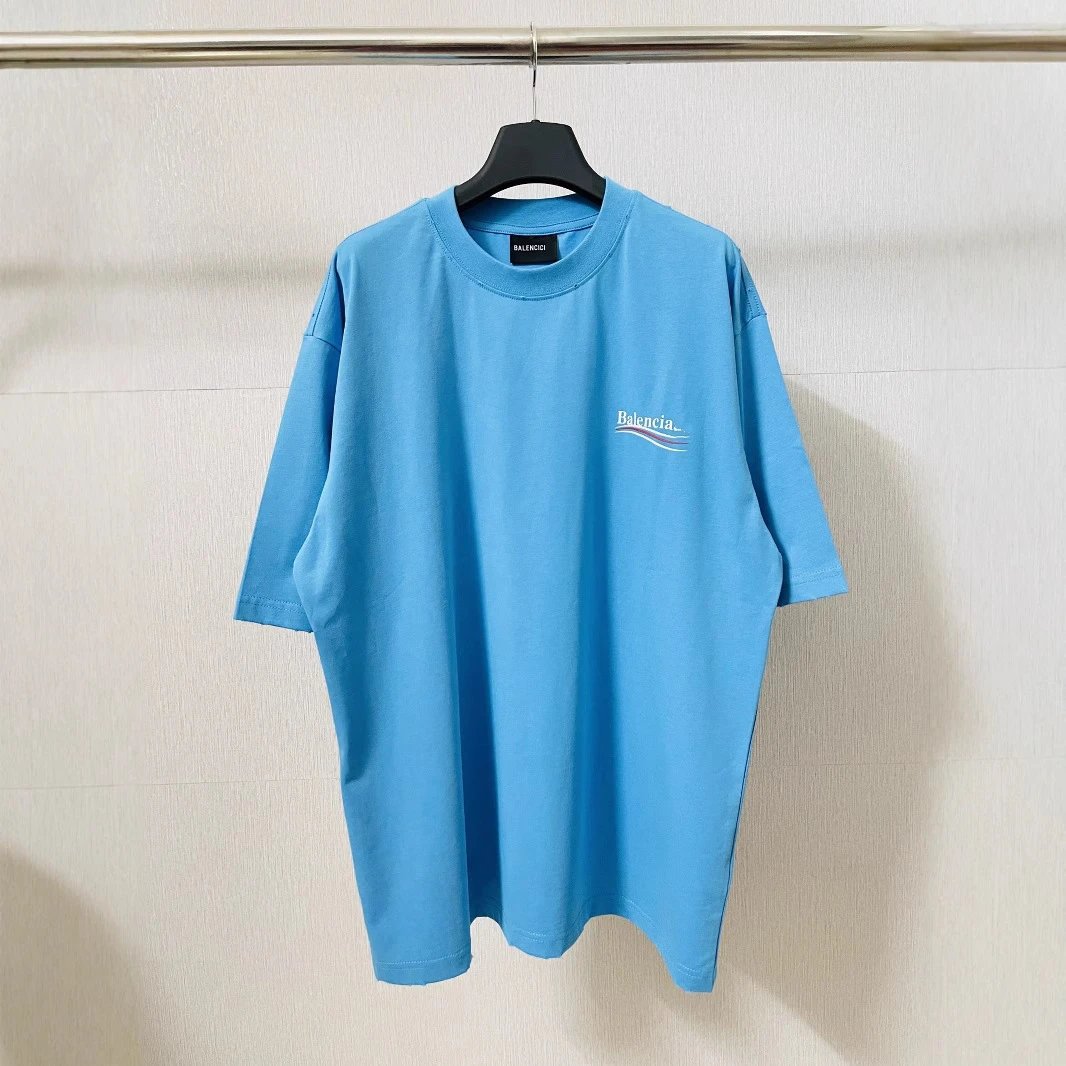 Wave Print Distressed Short-Sleeve Shirt photo 2