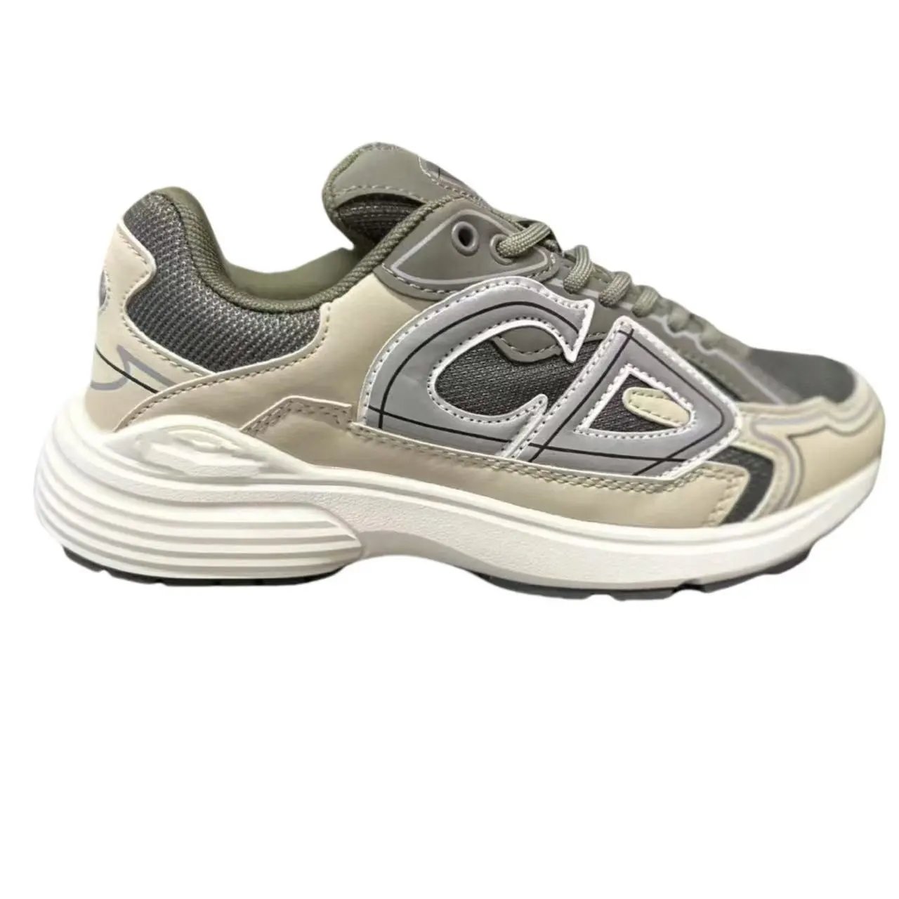 Dior B23 Black Monogram Sport Sneakers