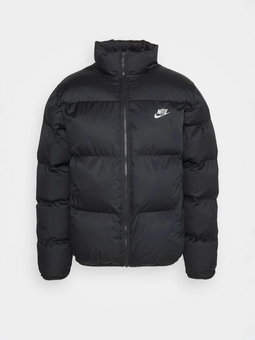 Nike Puffer Black Quilted Jacket