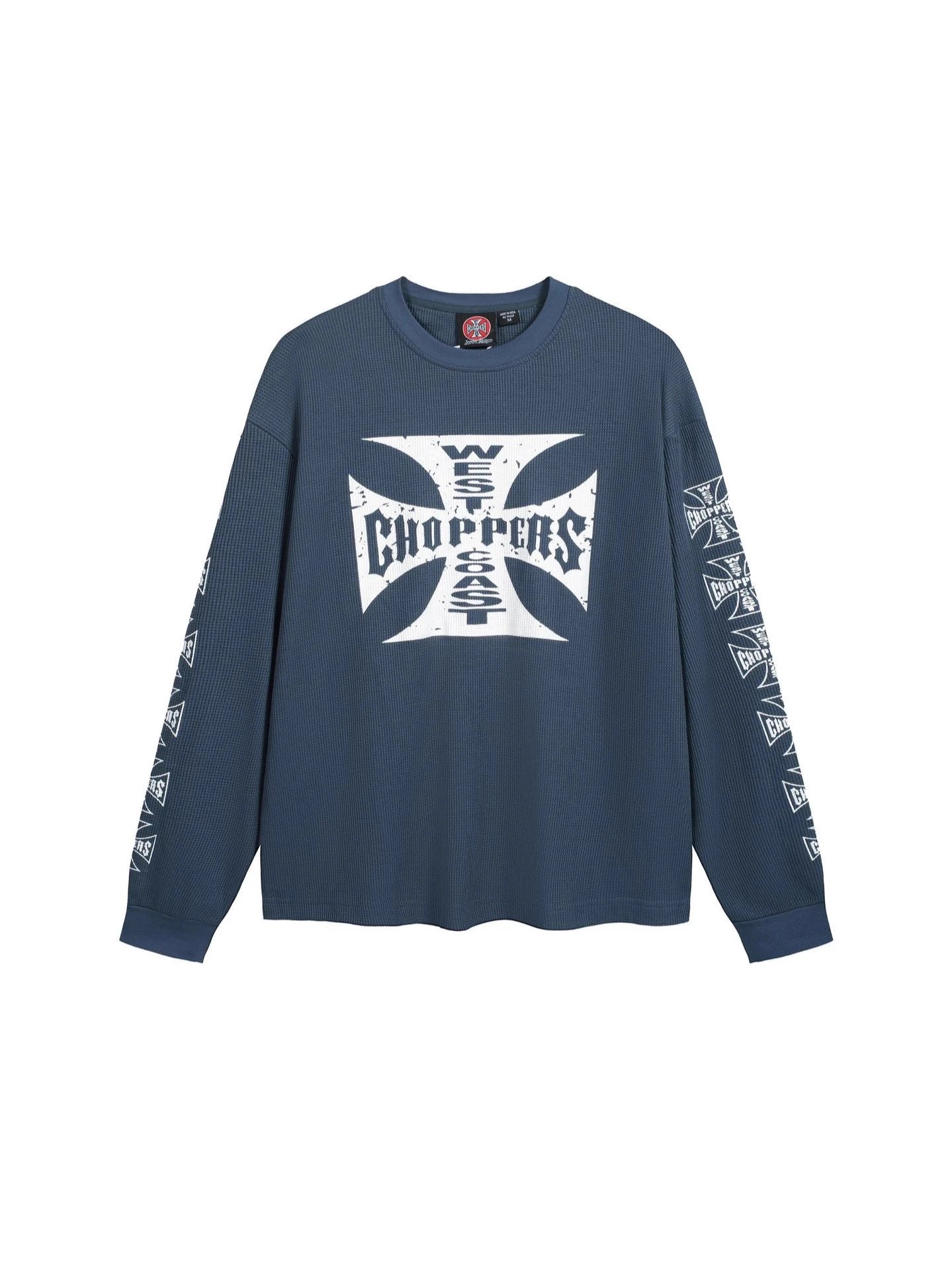 Waffle Sanskrit Long-Sleeve T-Shirt photo 3