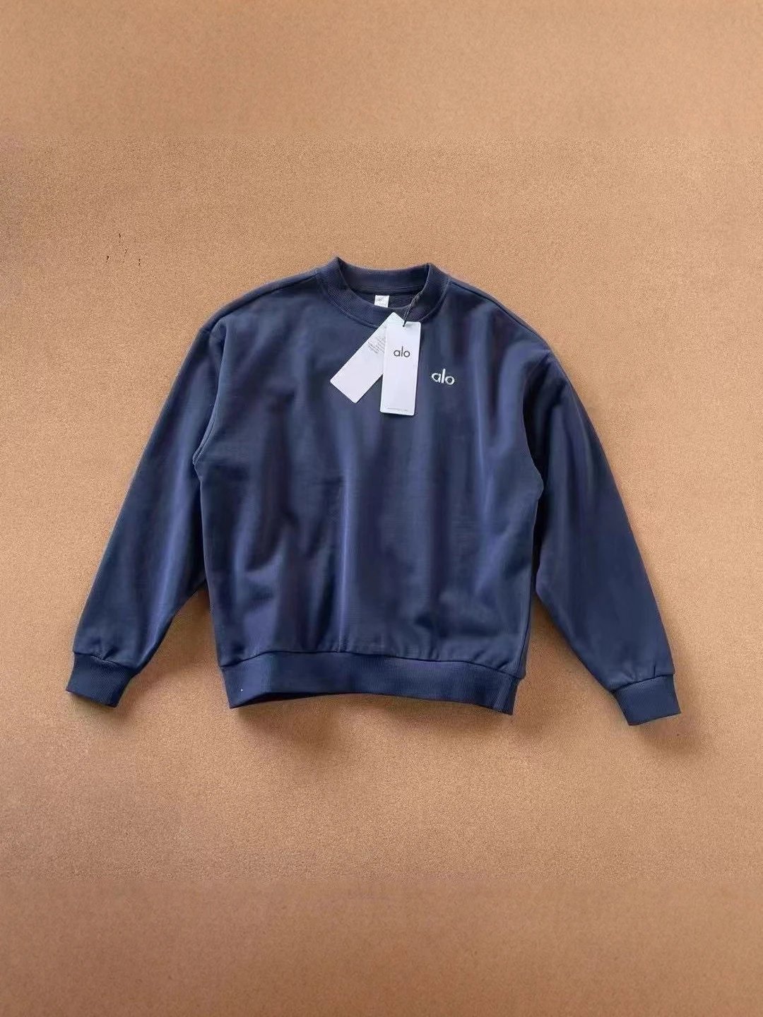 Alo Classic Pink Crewneck Casual Sweatshirt