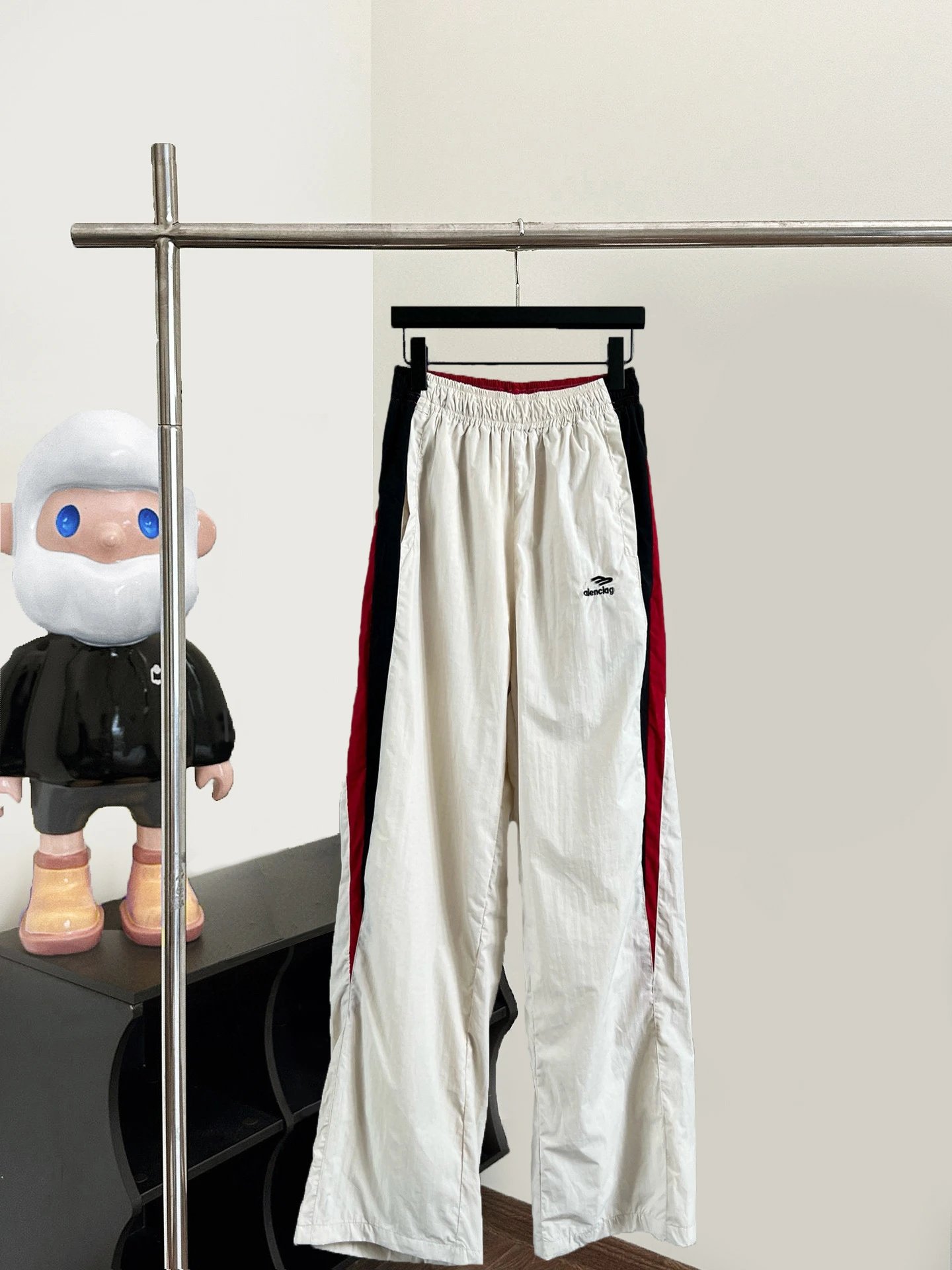 Balenciaga Windbreaker Black White Red Sporty Jacket